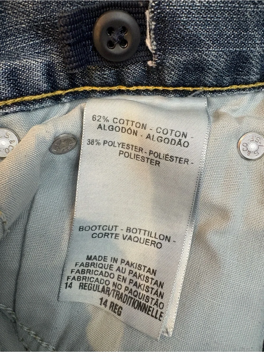Signature by Levi’s Boys 14 Reg Bootcut Jeans Adjustable Waist VGUC Medium Wash